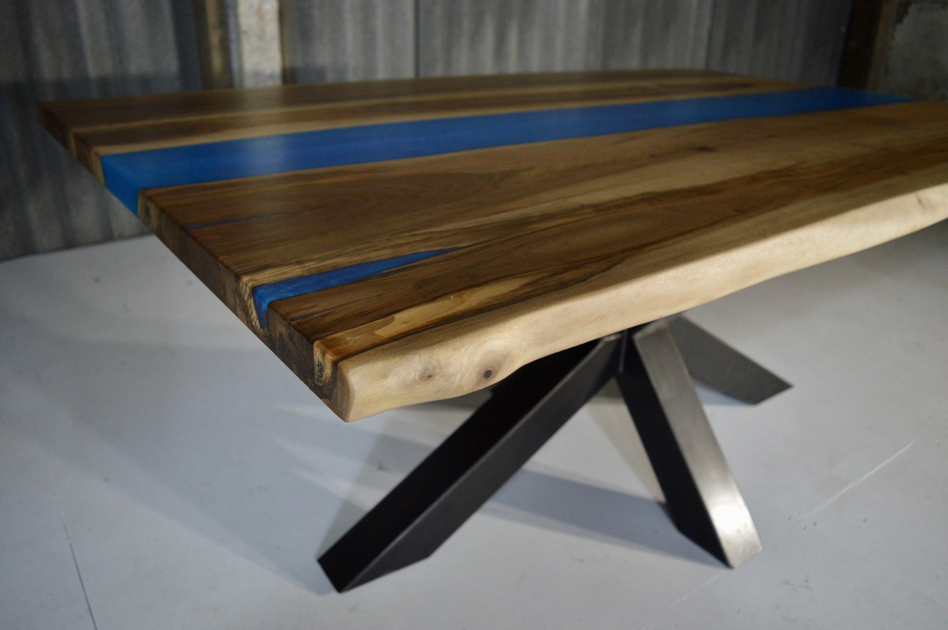 The Walnut Resin River:  180 x 120 cm