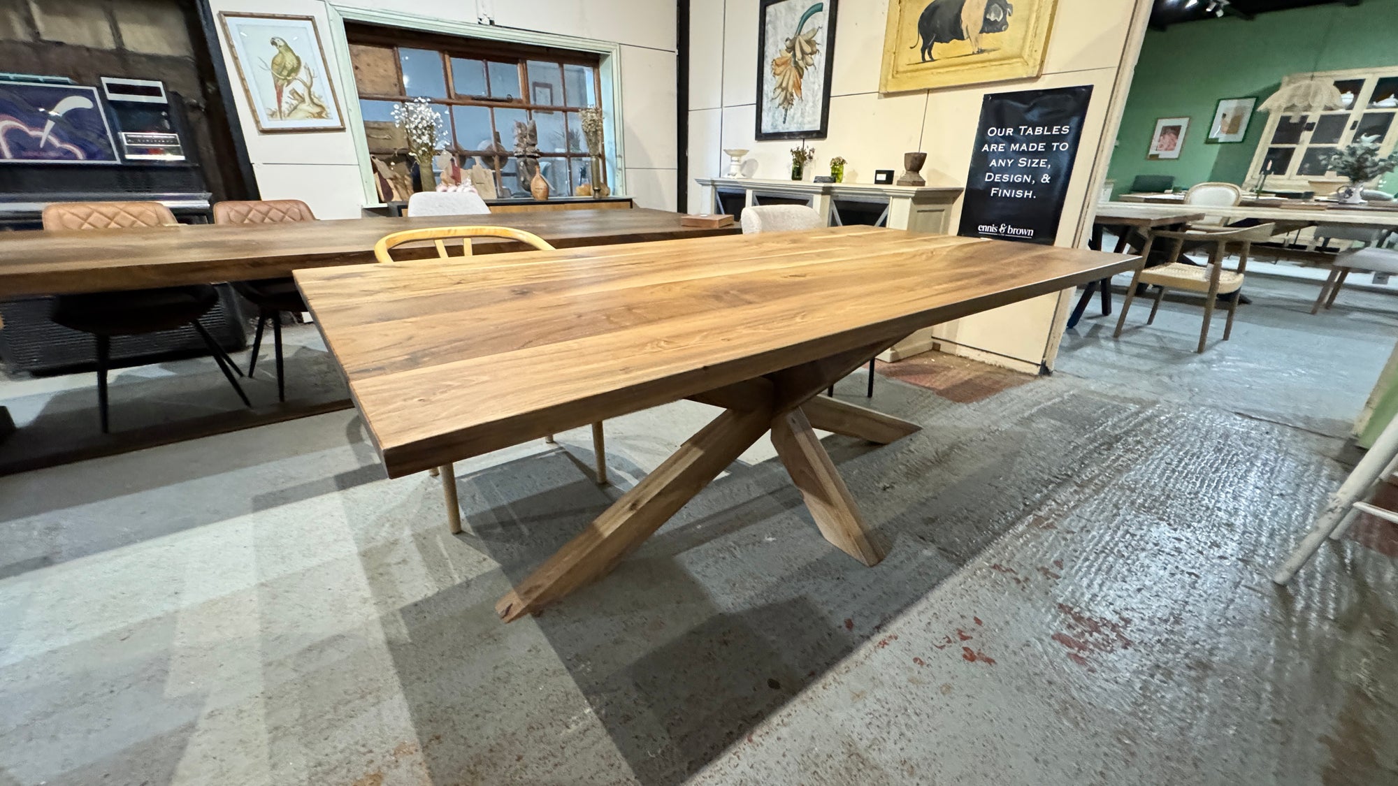 The Walnut Spider: 220 x 110 cm