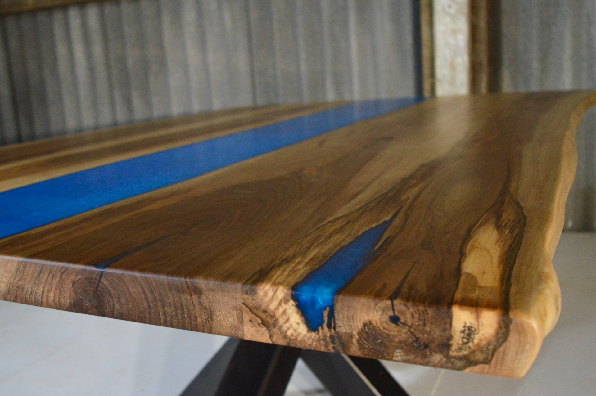 The Walnut Resin River:  180 x 120 cm