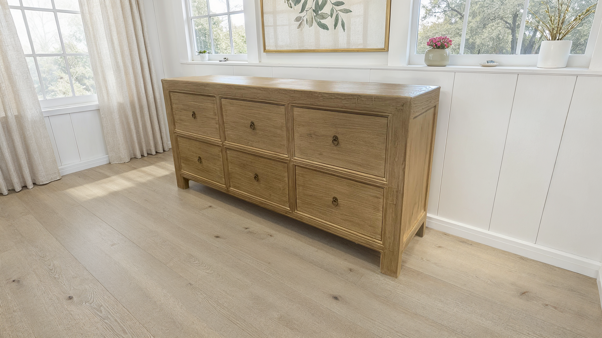 Reclaimed Elm Sideboard: 180 x 45 x 85 cm