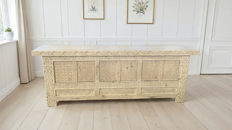 Reclaimed Elm Sideboard: W235 x D44 x H85 cm