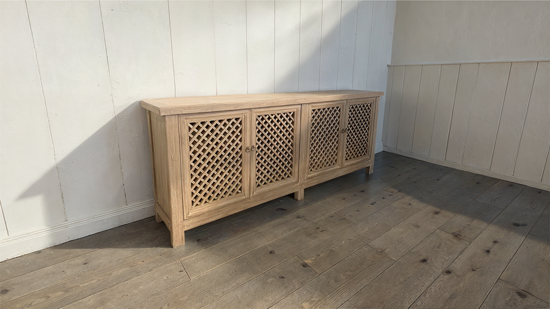 Reclaimed Elm Sideboard: 226 x 45  x 96 cm