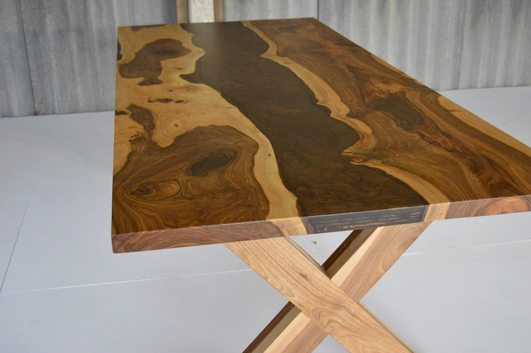 The X Walnut Resin