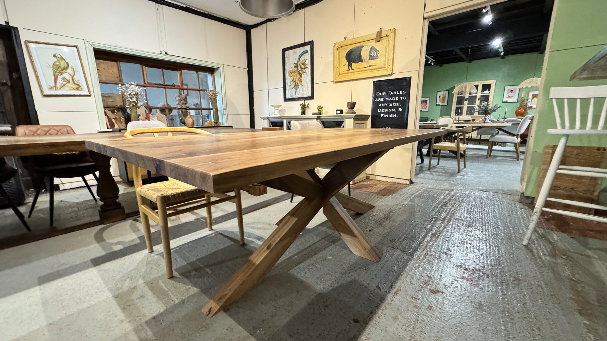 The Walnut Spider: 220 x 110 cm