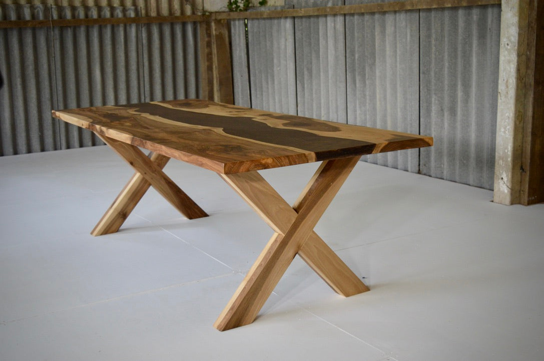 The X Walnut Resin
