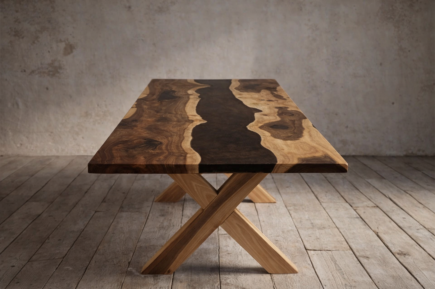 The X Walnut Resin