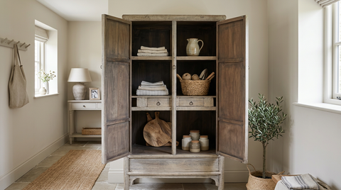Large Reclaimed Elm Larder Unit