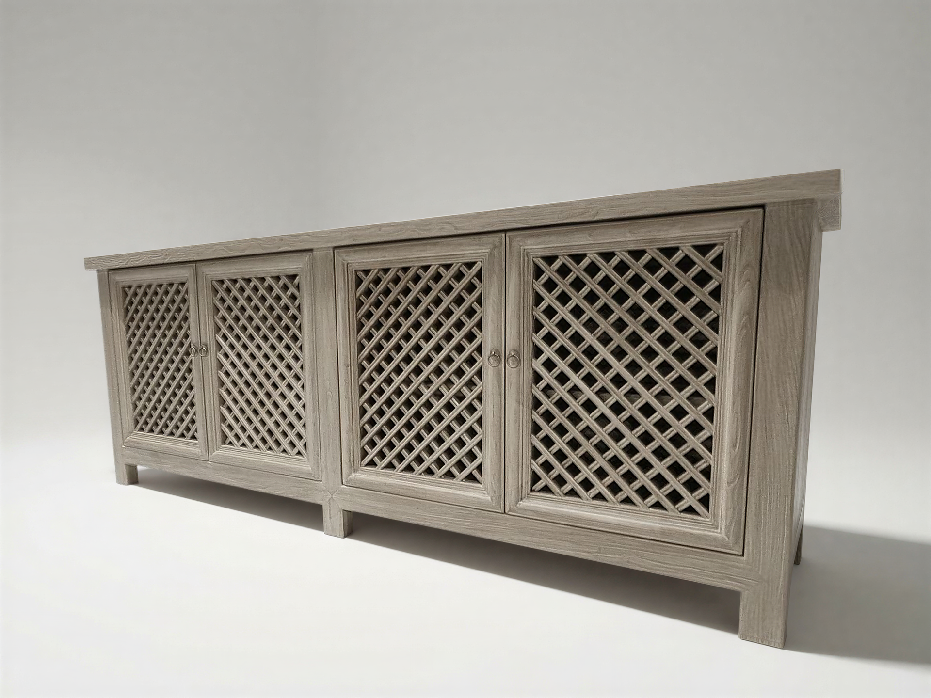 Reclaimed Elm Sideboard: 226 x 45  x 96 cm