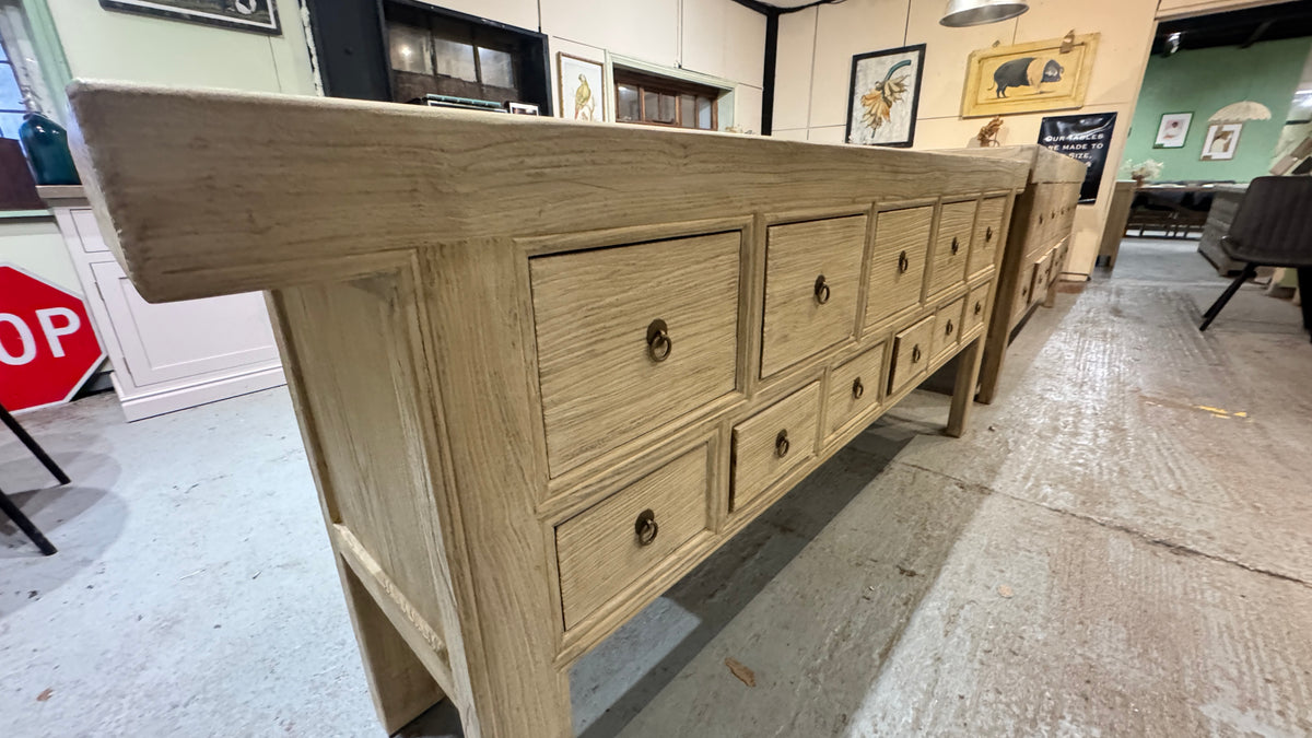 Reclaimed Elm Console