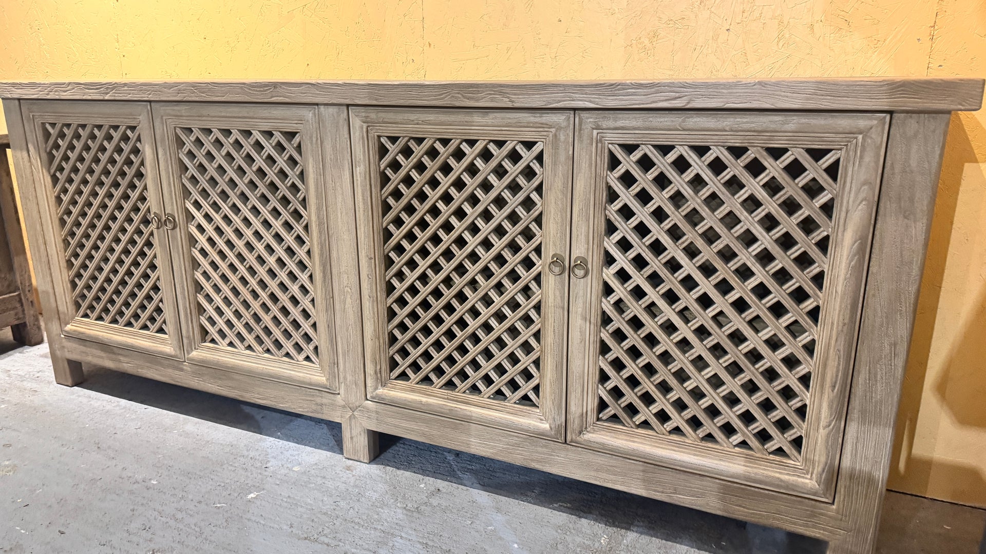 Reclaimed Elm Sideboard: 226 x 45  x 96 cm