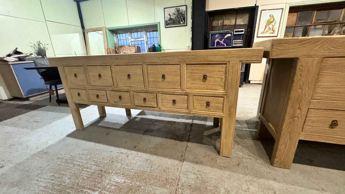 Reclaimed Elm Console