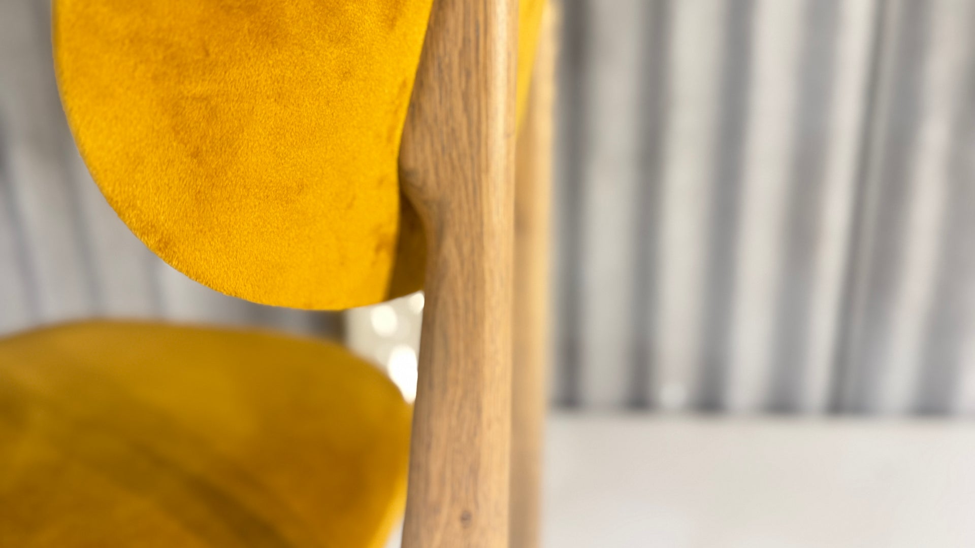 Mustard Mid Century style chair