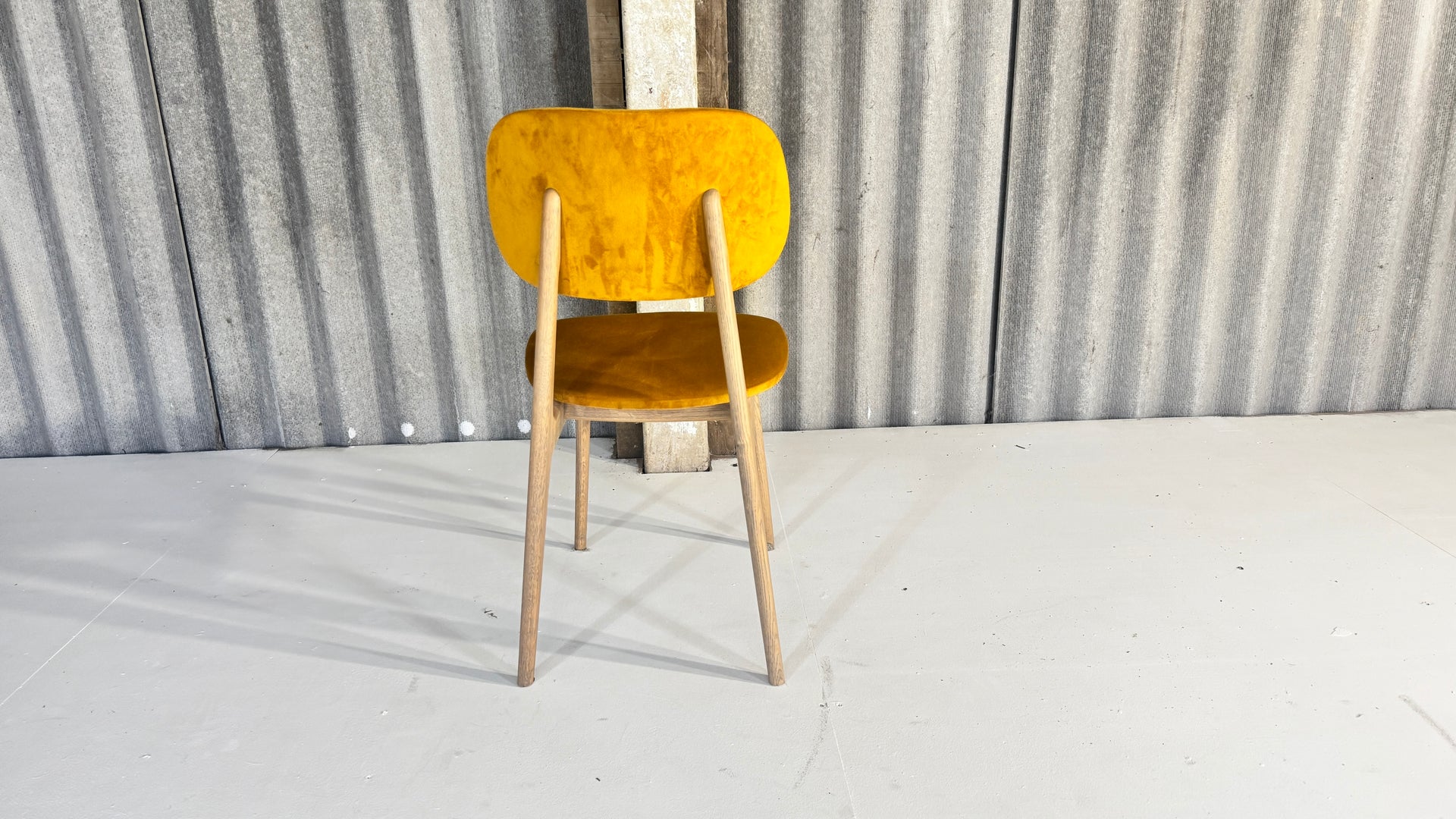 Mustard Mid Century style chair