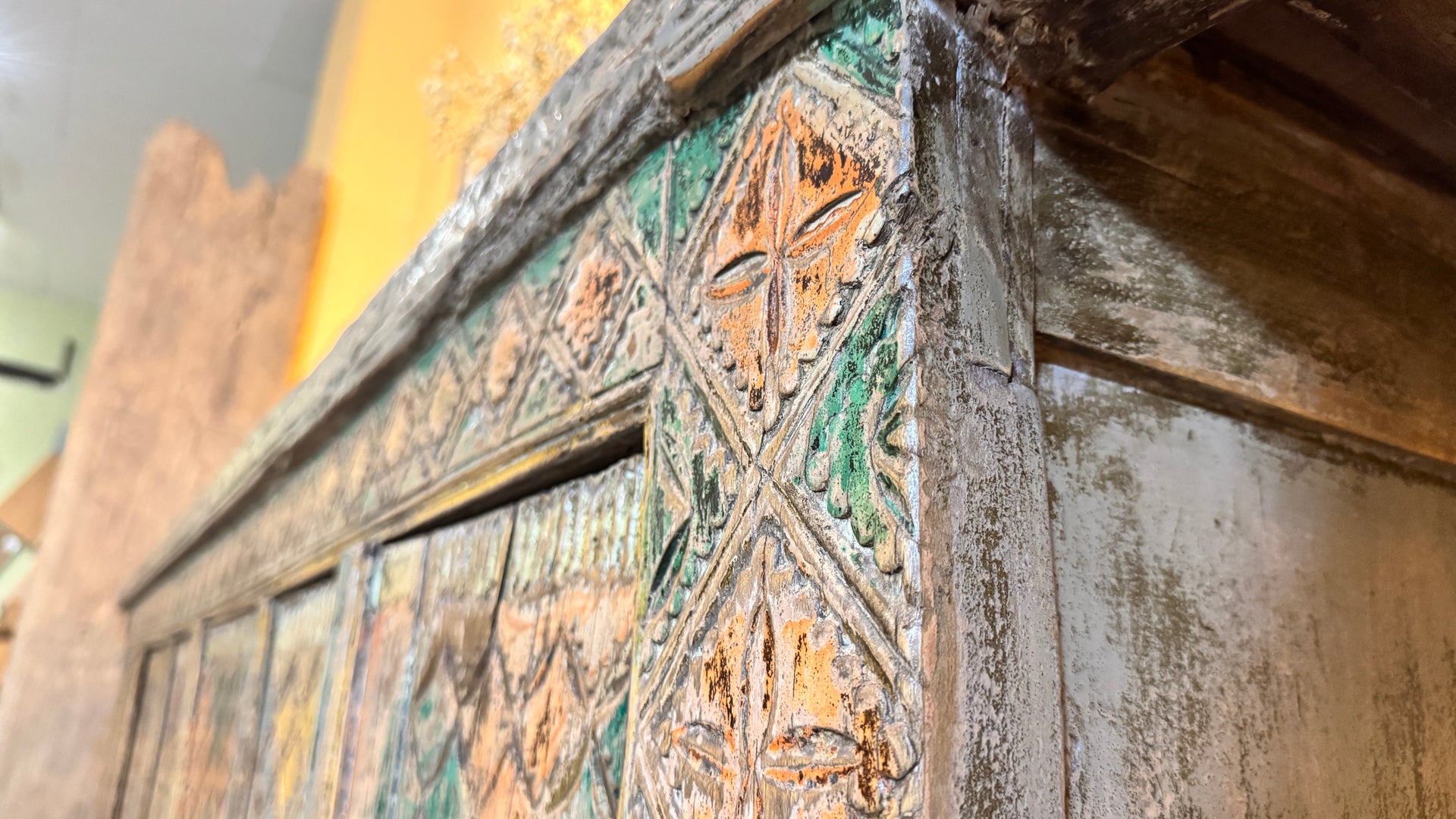 Handcarved front Sideboard