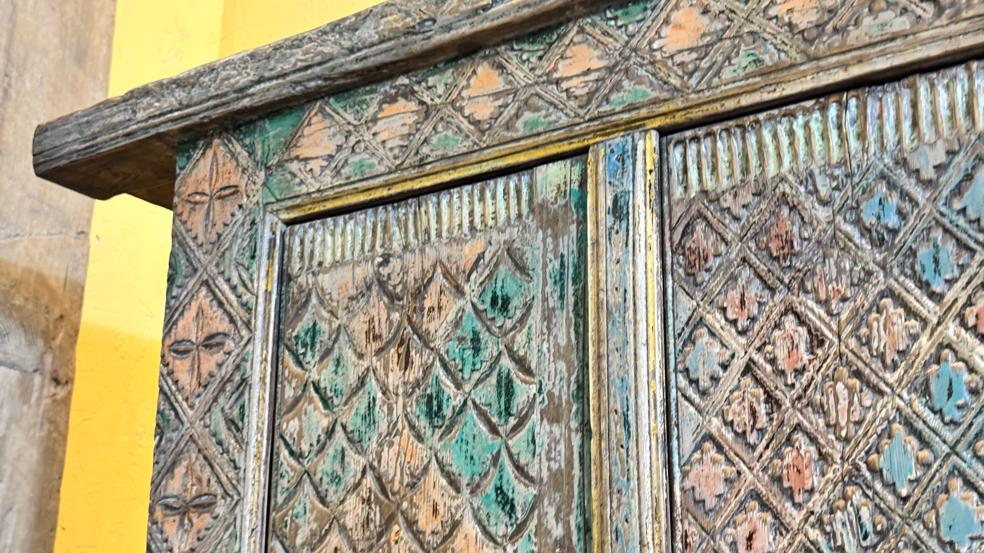 Handcarved front Sideboard
