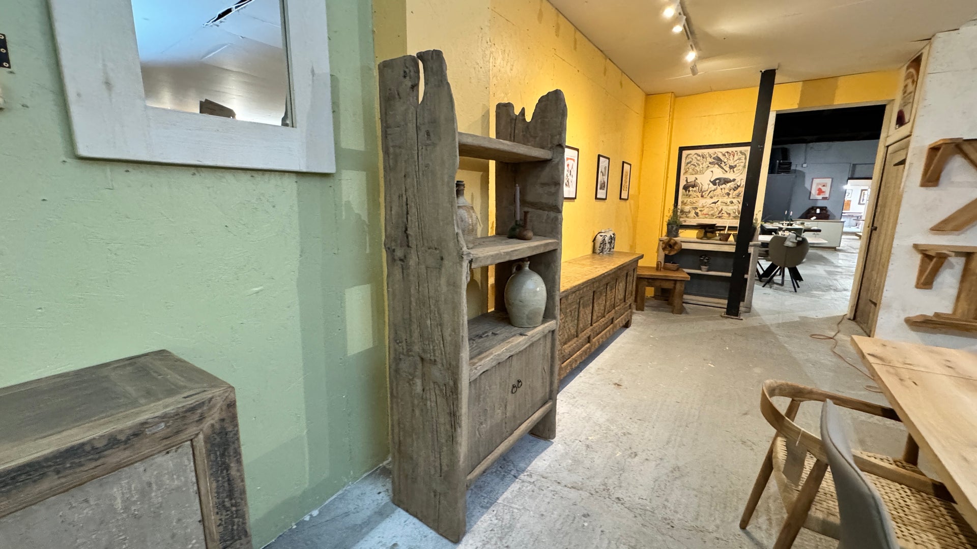 Reclaimed Elm Bookcase