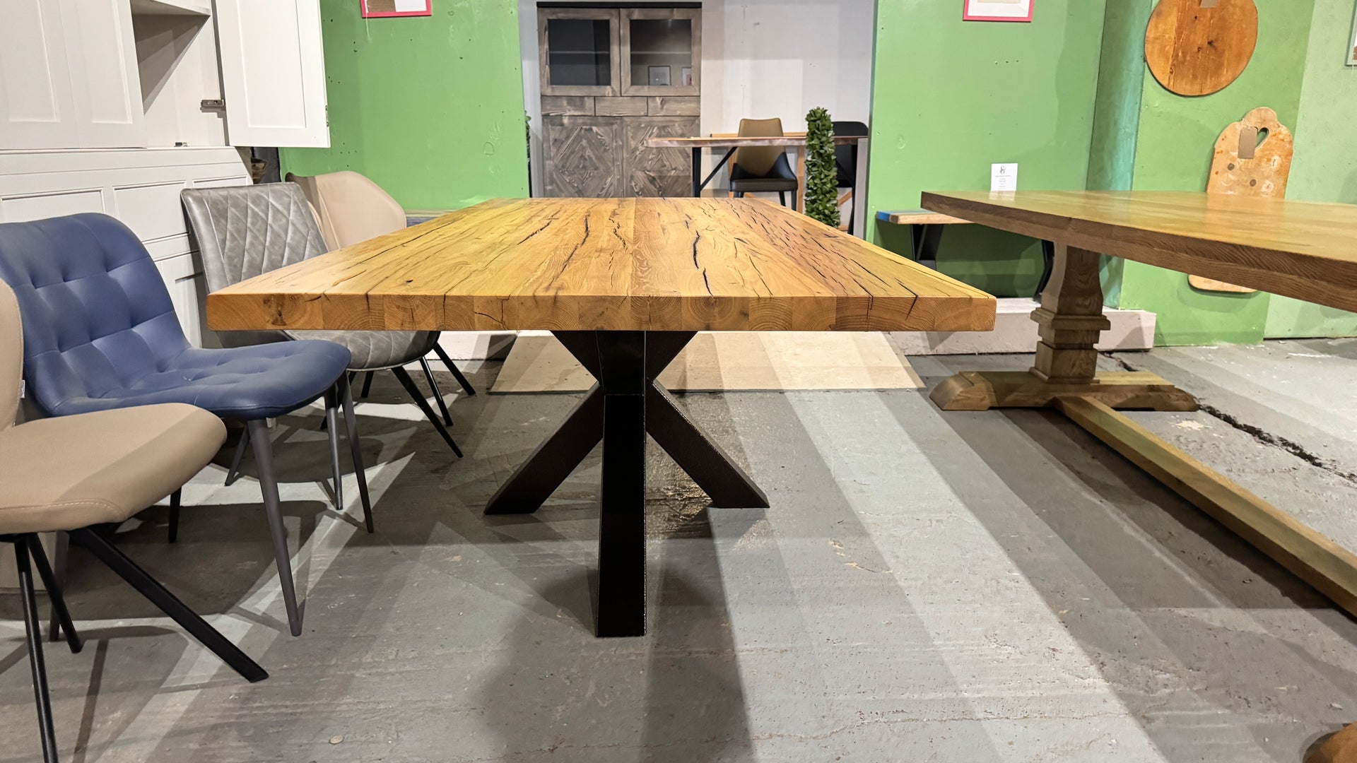 The Reclaimed Metal Spider: 240 x 100 cm