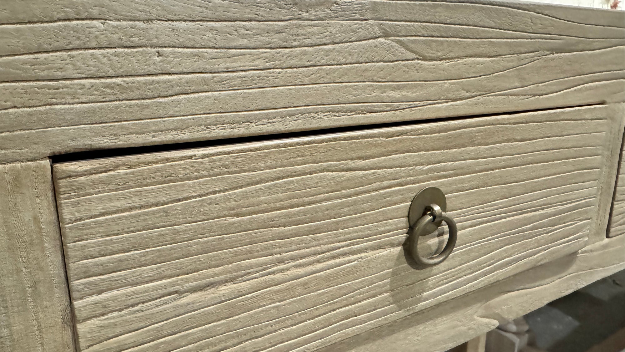 4 Drawer Elm Console