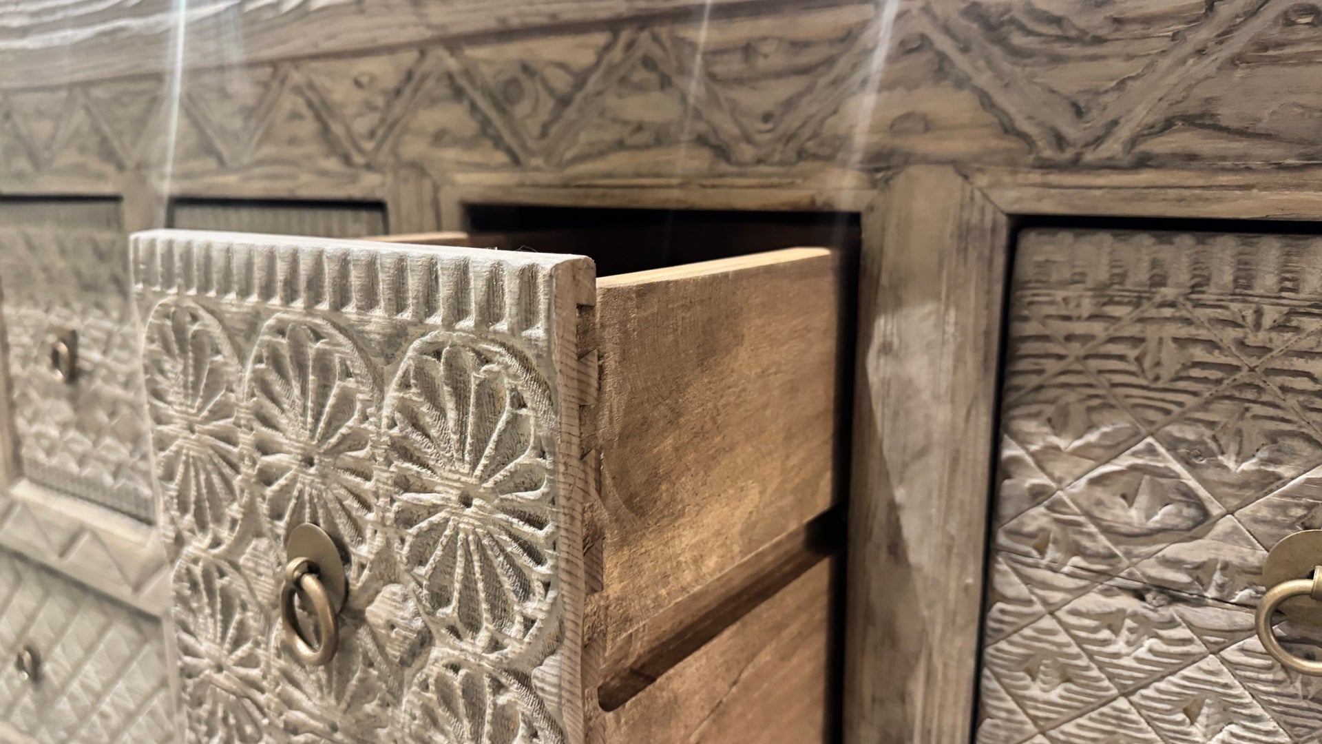 Carved Fronted Sideboard