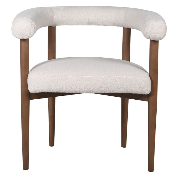 Curve-back dining chair