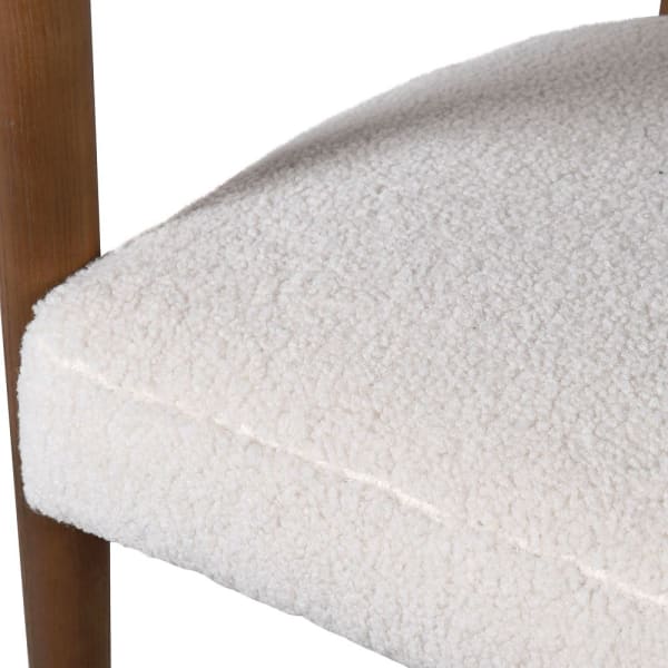 Curve-back dining chair
