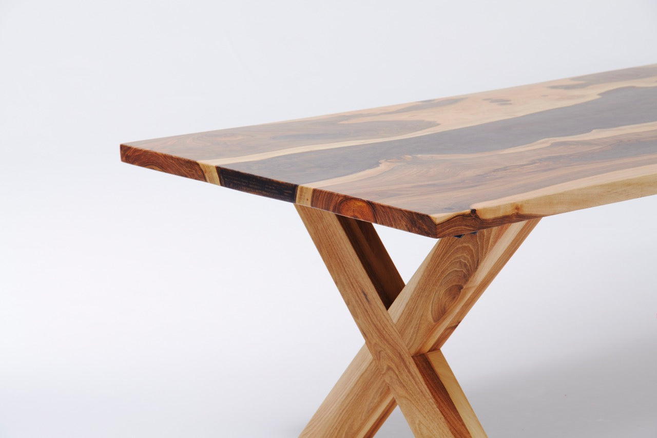 The X Walnut Resin