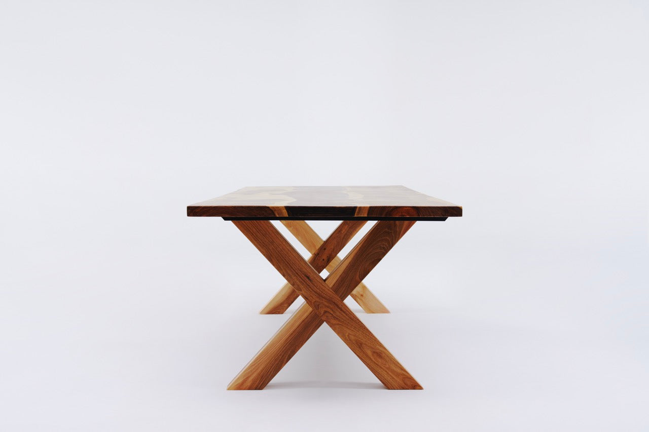The X Walnut Resin
