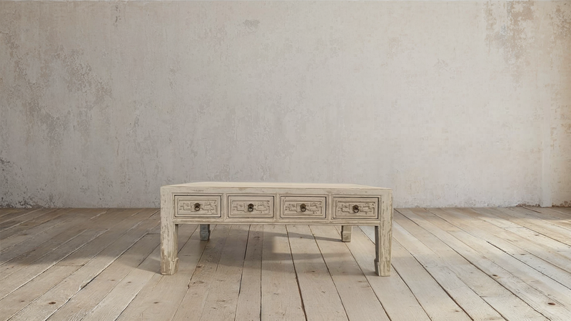 Reclaimed Elm Coffee table: 130 x 70  x 50 cm