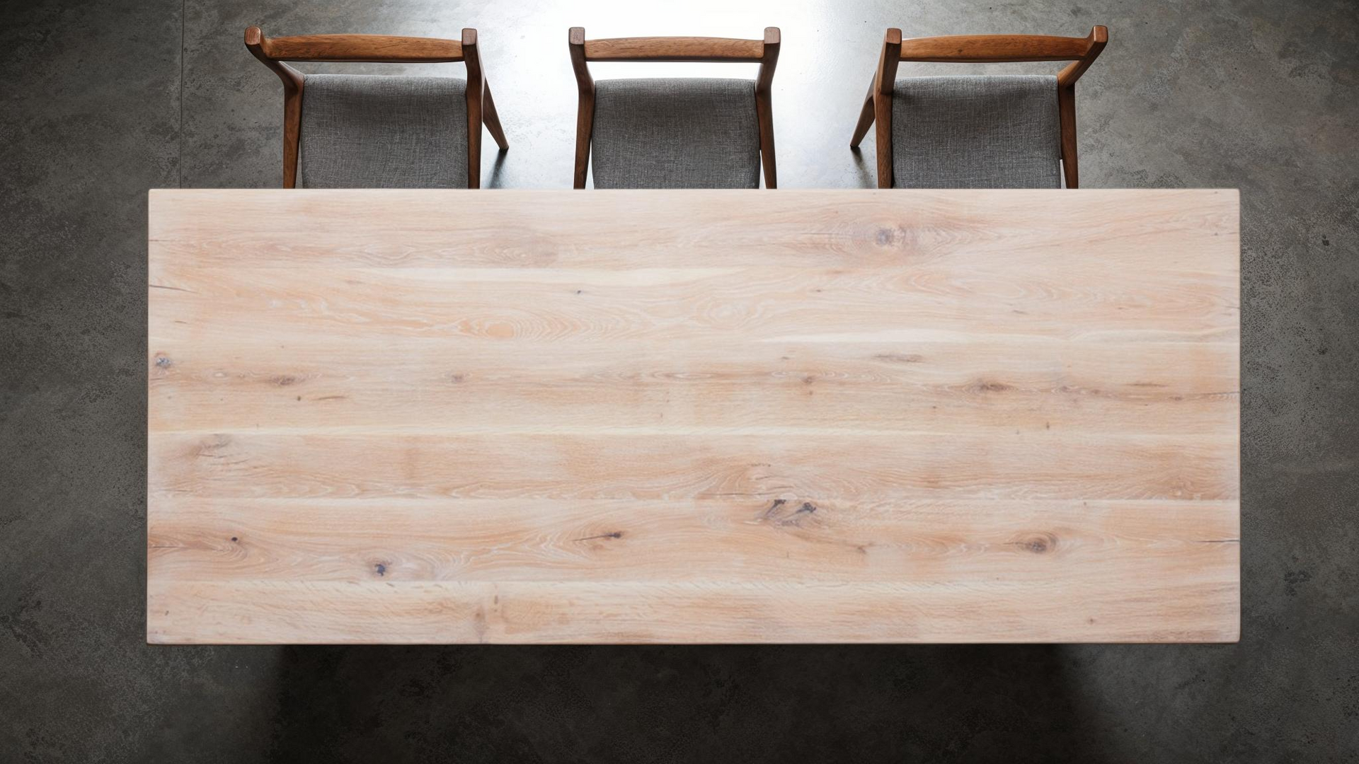 White Wash oak finish in room