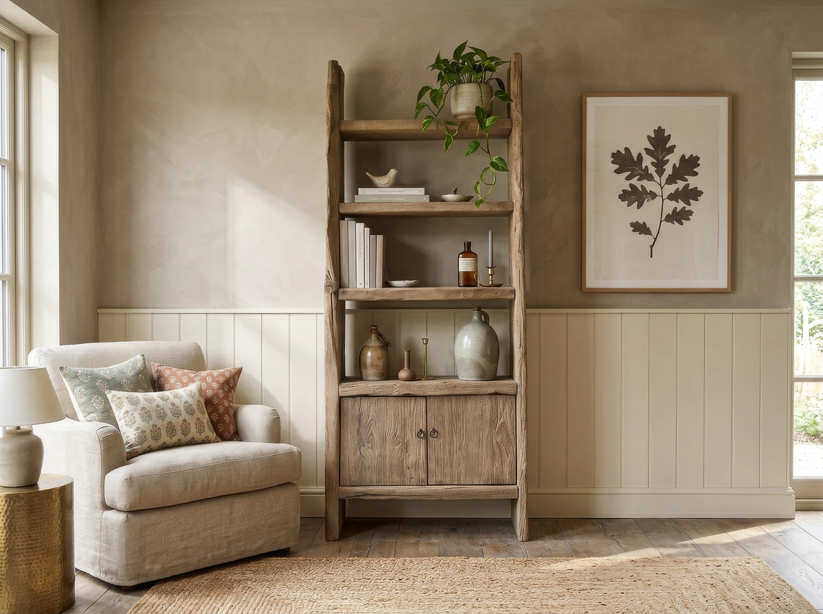 Reclaimed Elm Bookcase