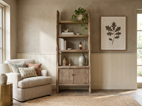 Reclaimed Elm Bookcase
