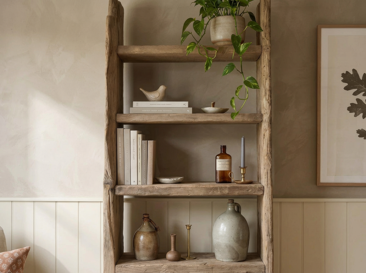 Reclaimed Elm Bookcase