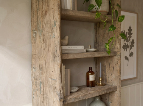 Reclaimed Elm Bookcase