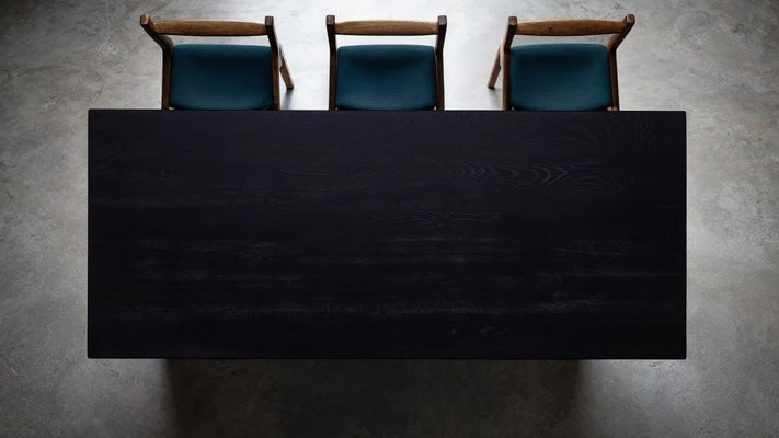 Carbon oak finish in room