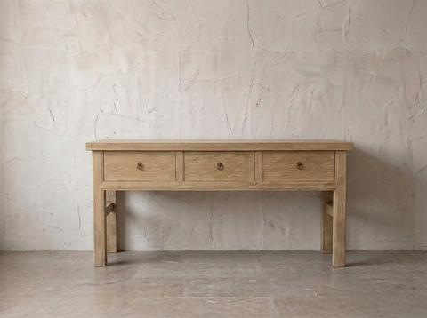 3 Drawer Elm Sideboard
