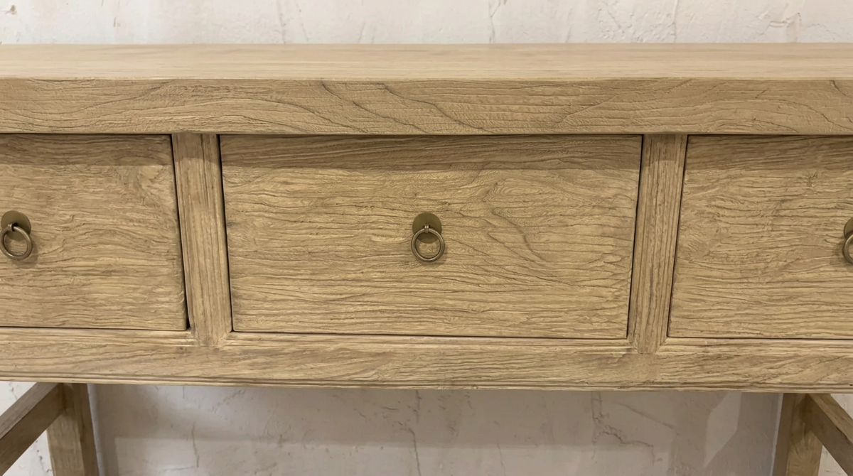 3 Drawer Elm Sideboard
