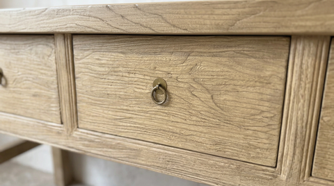 3 Drawer Elm Sideboard