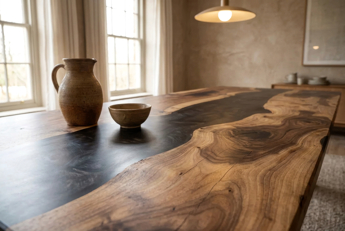 The X Walnut Resin