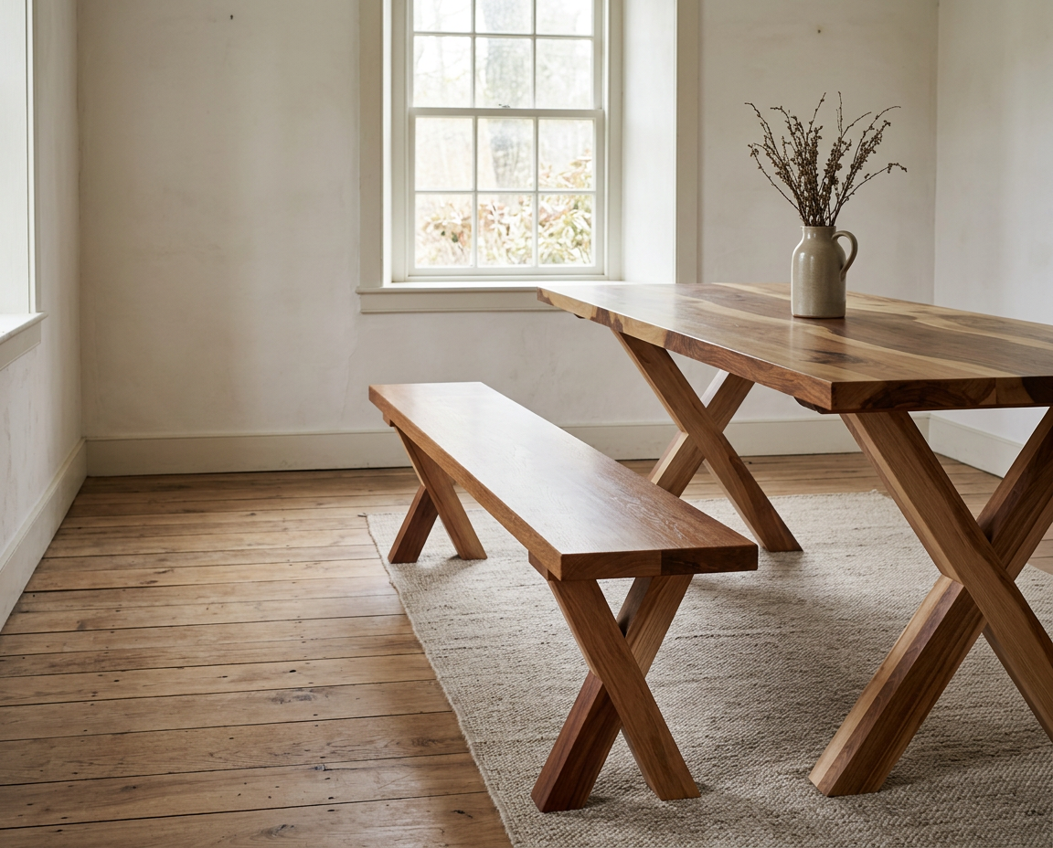 The Walnut X Bench